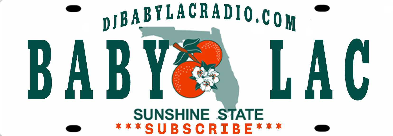 DJ Baby Lac License Plate